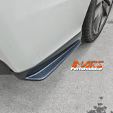 Carbon Fibre Print Rear Bumper bar Splitters lip Spoiler Bodykit for SUBARU WRX & STi VA 2014-2020